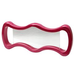 Karim Rashid Pop Design Italian Frame Lacquered Wood, Humour Pink Wood