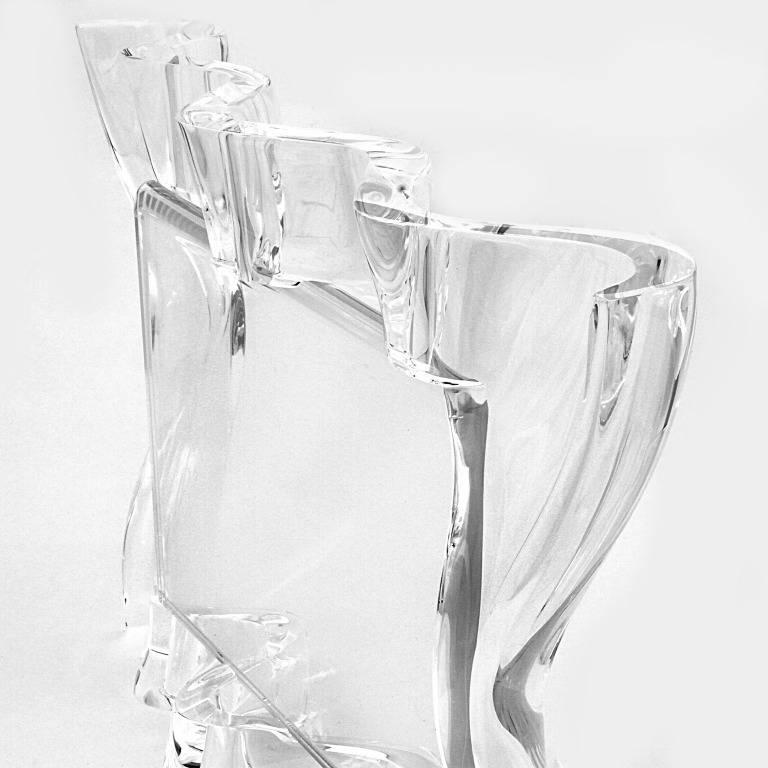 Post-Modern Karim Rashid Pop Design Picture Frame in Clear Plexiglass, Freedom