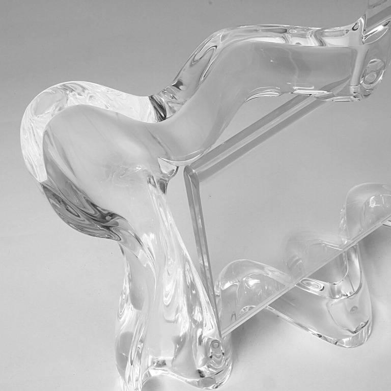 Italian Karim Rashid Pop Design Picture Frame in Clear Plexiglass, Freedom
