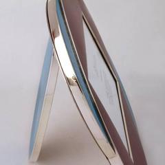 Vintage  Italian  Enameled  Picture Frame, Vitality Lilac