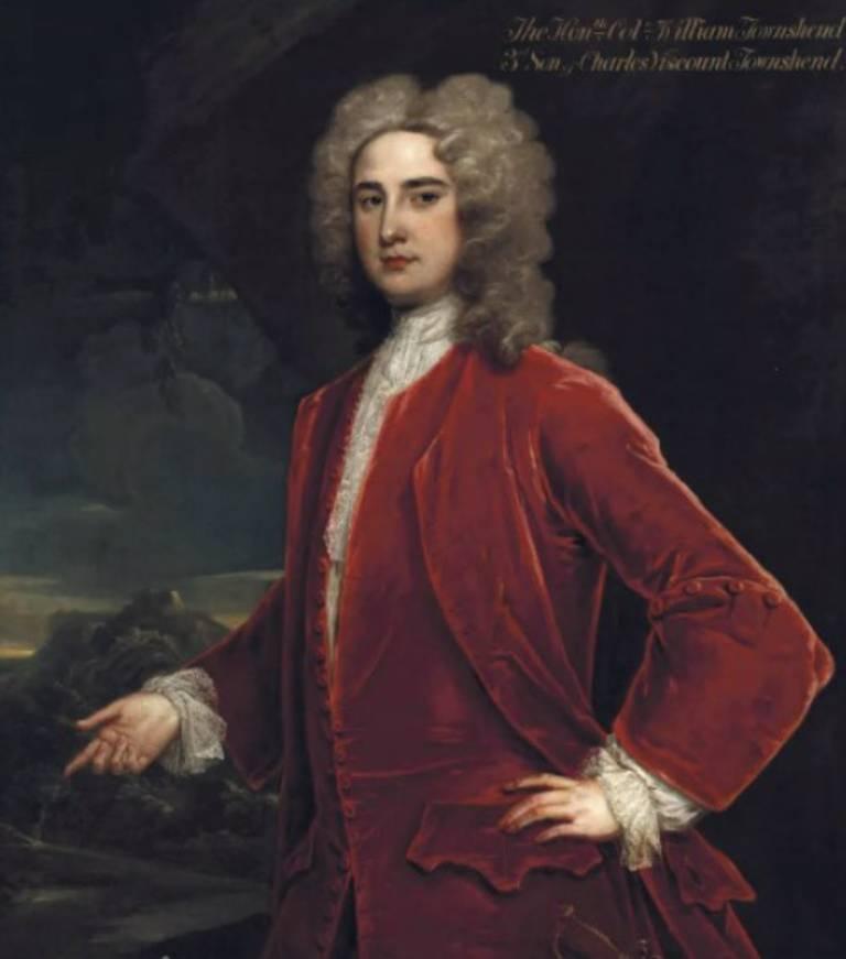 Charles Jervas Portrait Painting - Portrait of William Townshend
