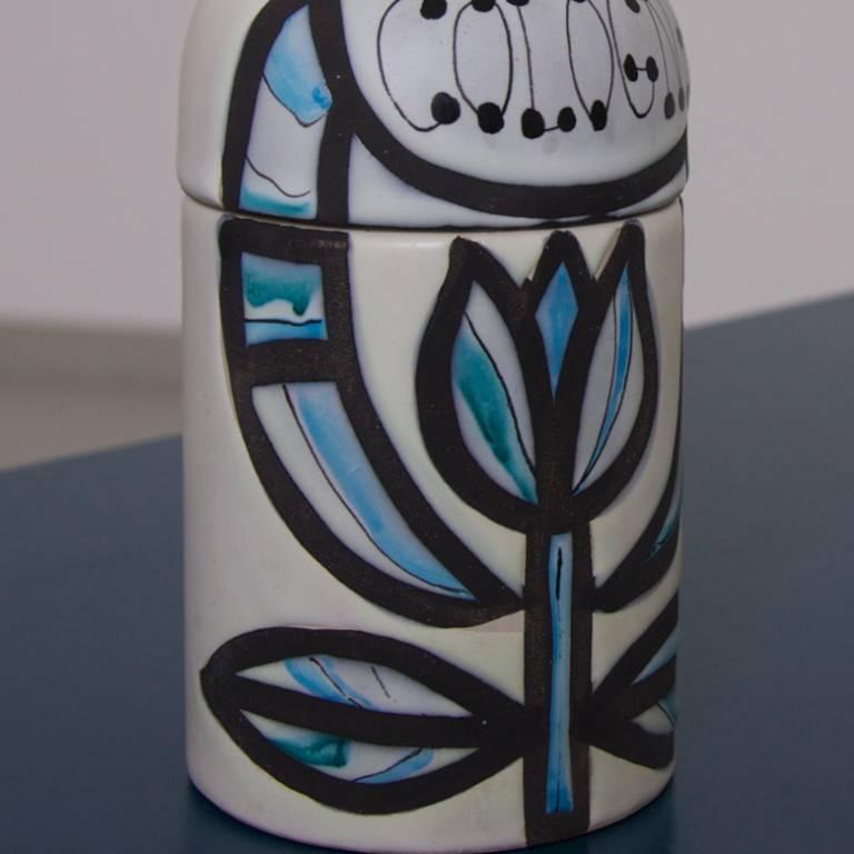 Signed Roger Capron Cologne Bottle for Vallauris In Excellent Condition In Berlin, DE