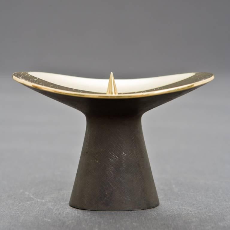 carl aubock candle holder
