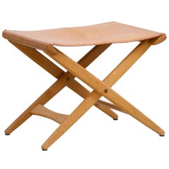 Folding Stool by Uno and Östen Kristiansson for Luxus Vittsjö