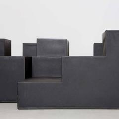 Set of 14 Elements 'Gli Scacchi' or 'Chess' by Mario Bellini for C&B/B&B, Italia