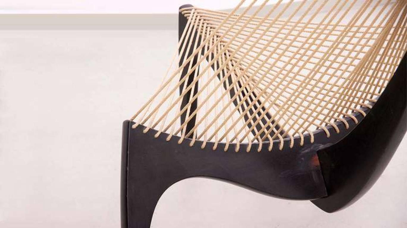Mid-Century Modern The Harp Chair by Jorgen Hovelskov for Christensen & Larsen