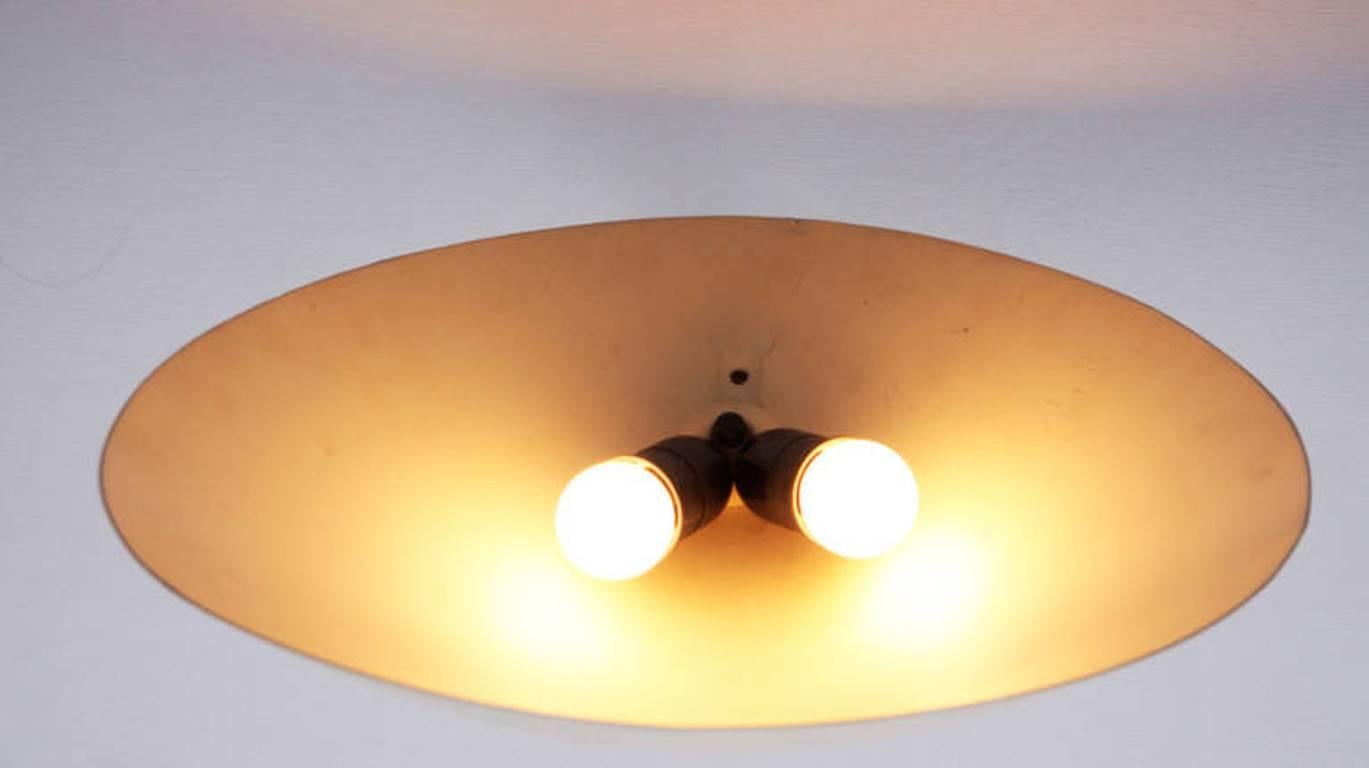 Mid-20th Century Pair of Giuseppe Ostuni Mod. 131 Xl Wall Lamps, Italy, 1950s for O-Luce