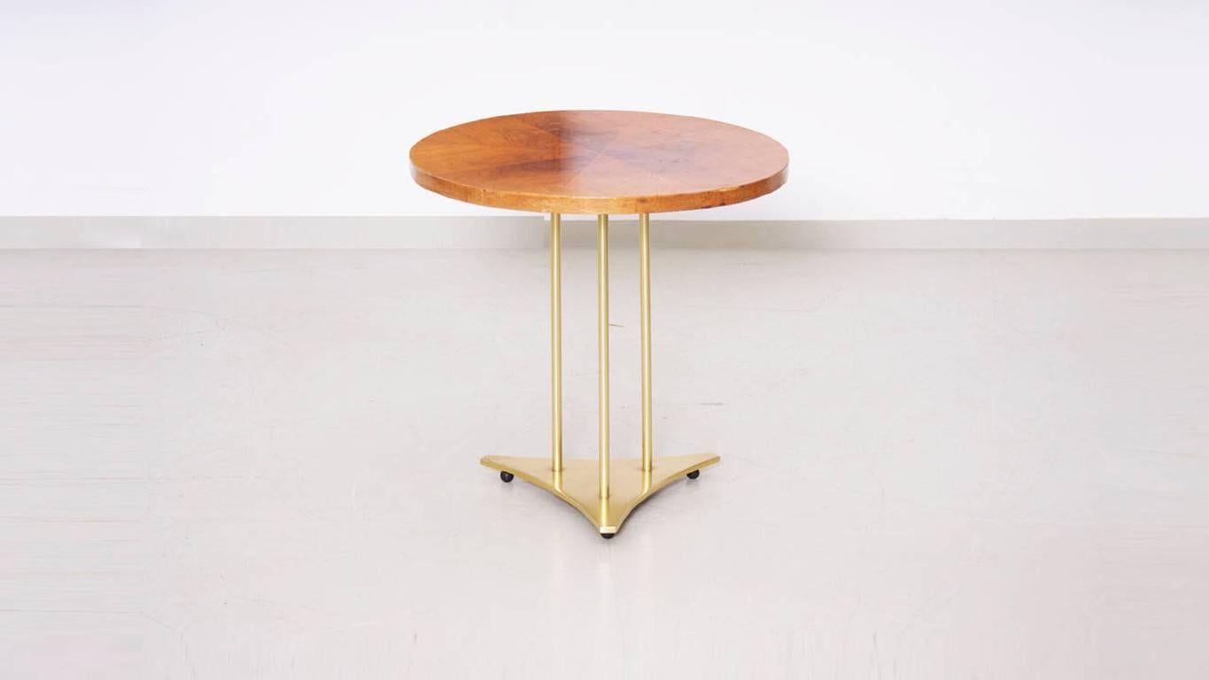 Mid-Century Modern Erwin Lambeth Brass Side Table