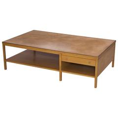 Rare Paul McCobb Coffee Table with Leather Top for Calvin 11