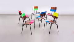 "Working Class Hero Series" Stacking Chairs by Markus Friedrich Staab