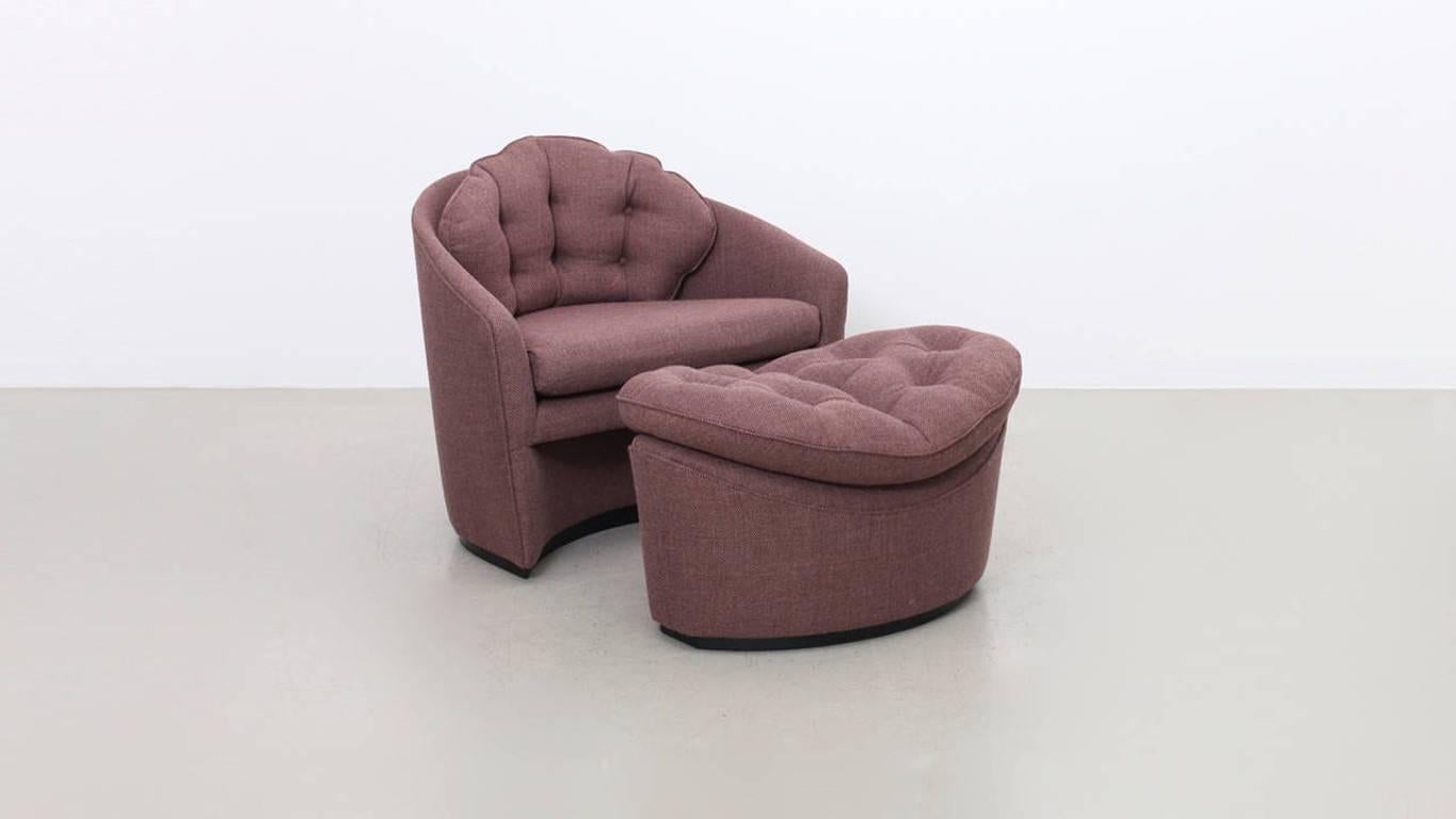 Adrian Pearsall Lounge Chair and Ottoman (amerikanisch)