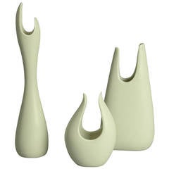 Three "Caolina" Vases by Gunnar Nylund for Rörstrand