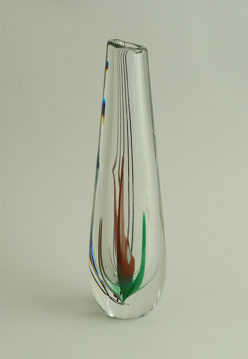 Art Glass Vicke Lindstrand for Kosta, Selection of Vases, Sold Separately For Sale