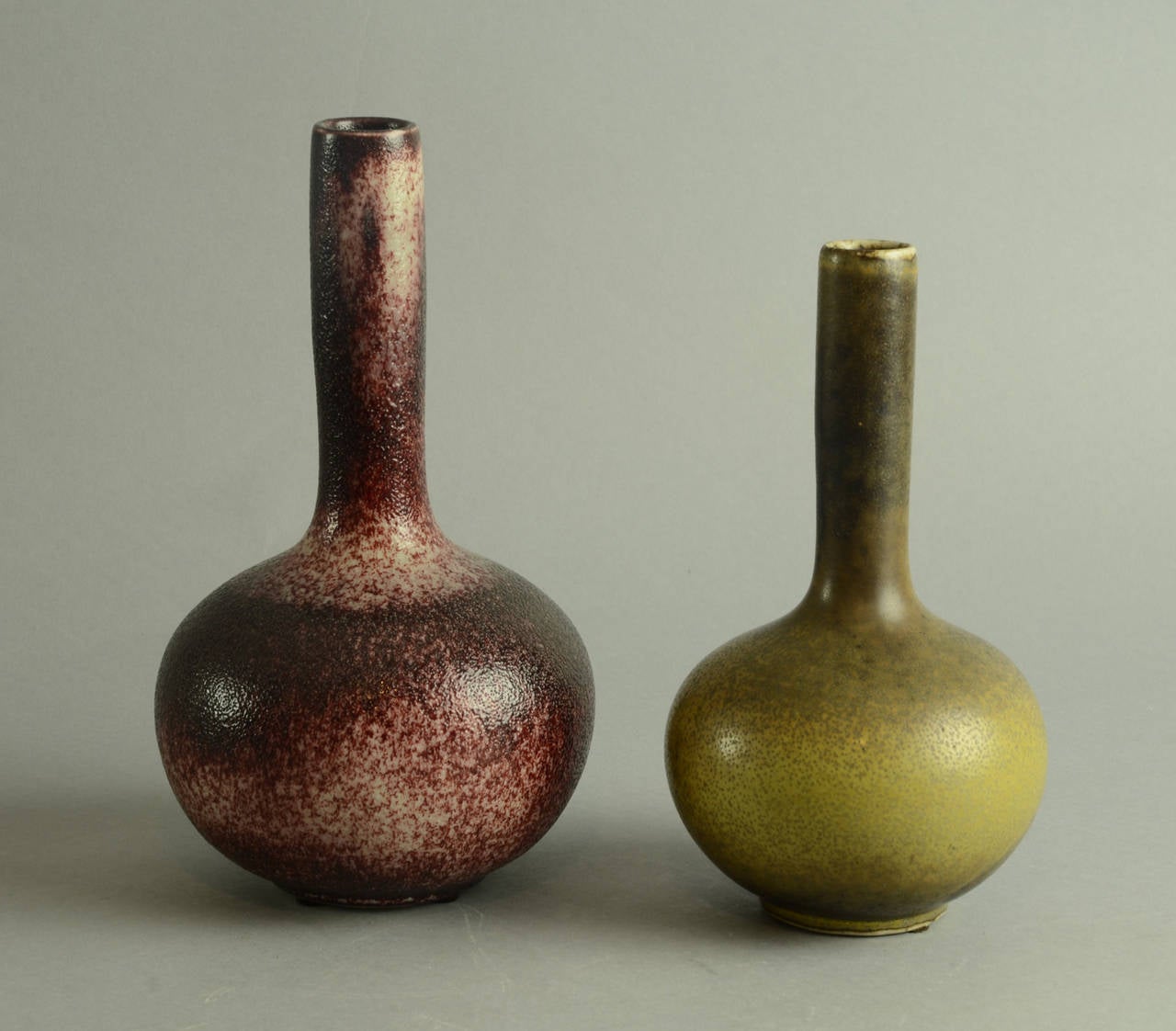 Glazed Axel Salto for Royal Copenhagen, Two Gourd Vases For Sale