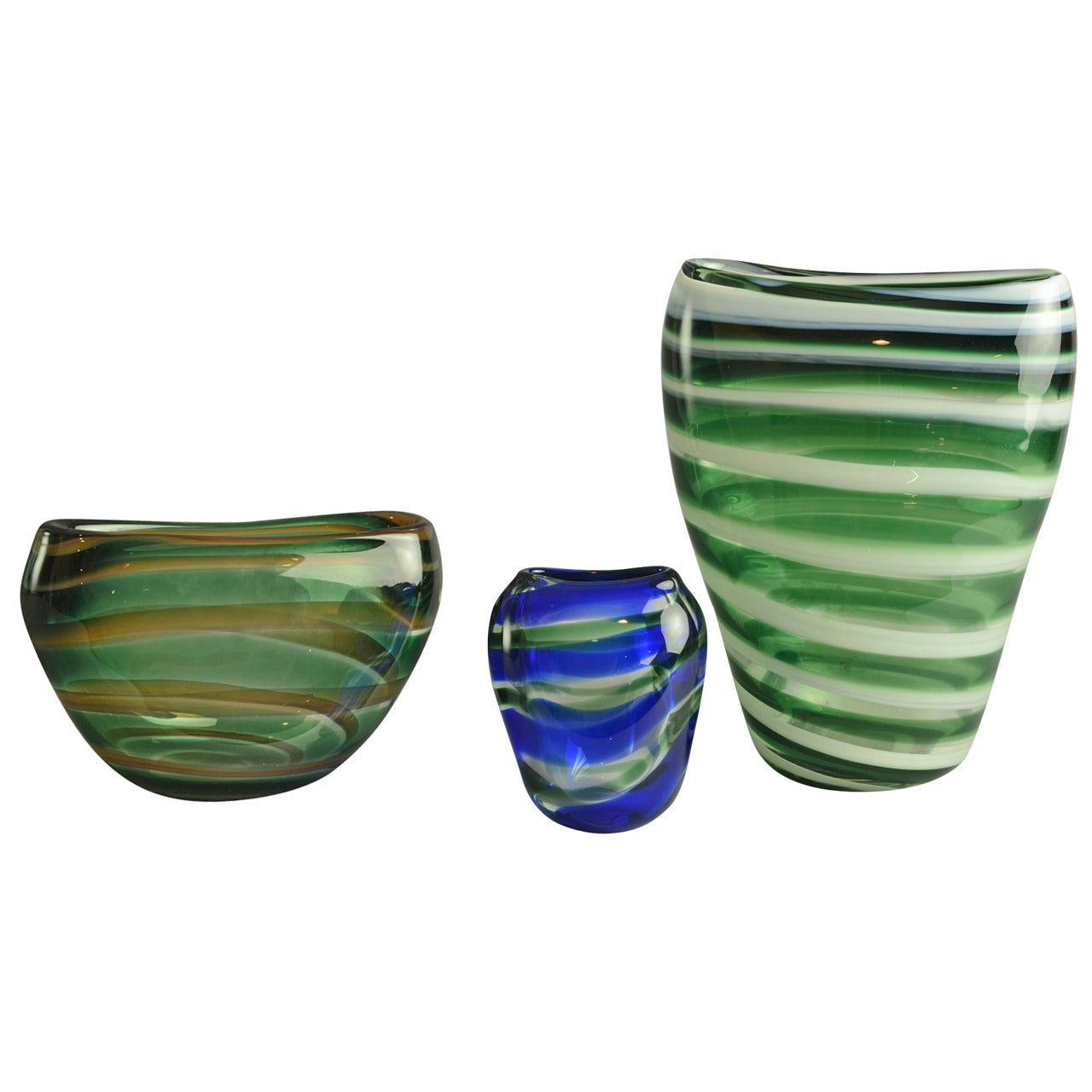 Three Vases by Floris Meydam for Leerdam For Sale