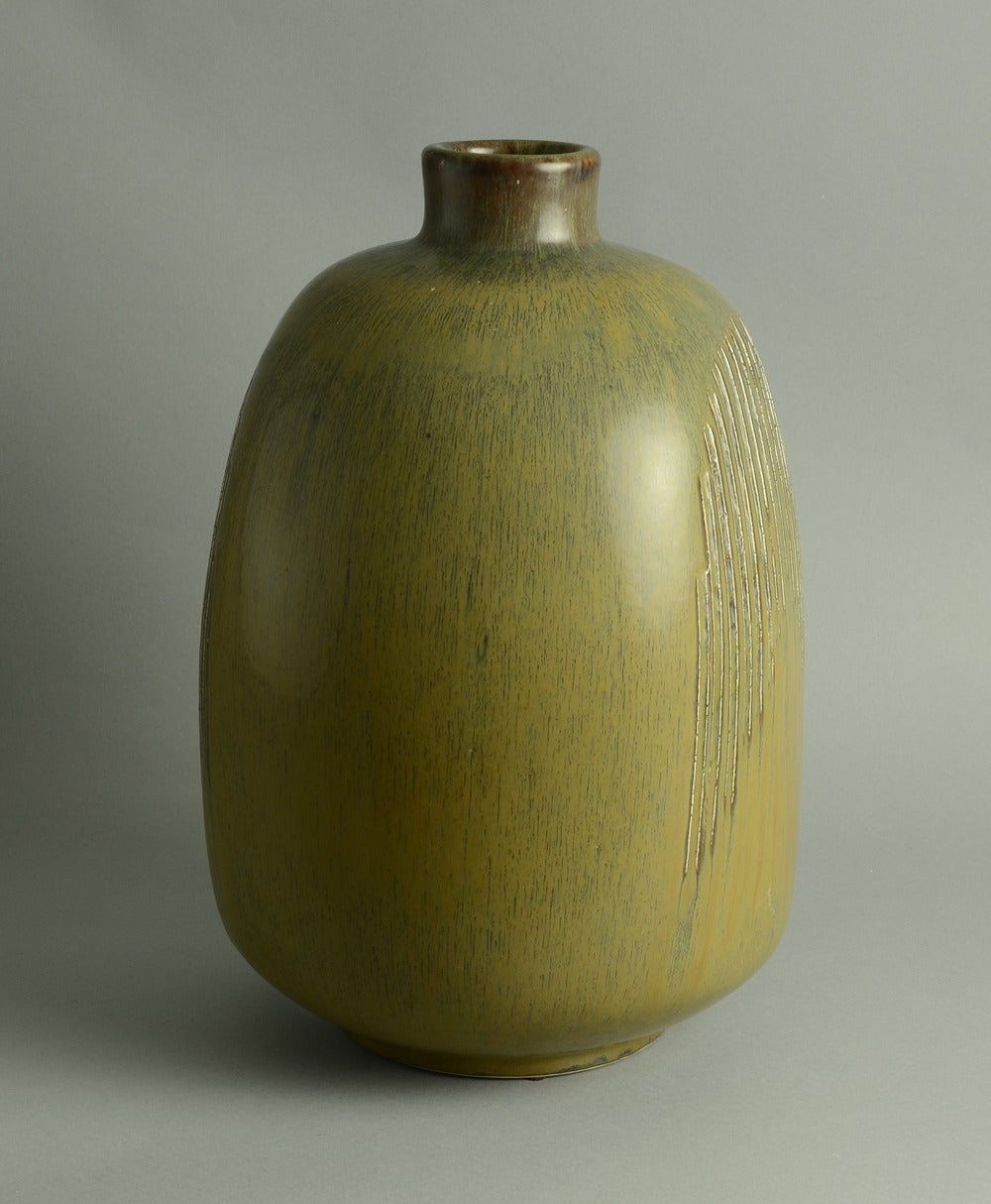 Scandinavian Modern Monumental Vase by Eva Staehr Nielsen for Saxbo