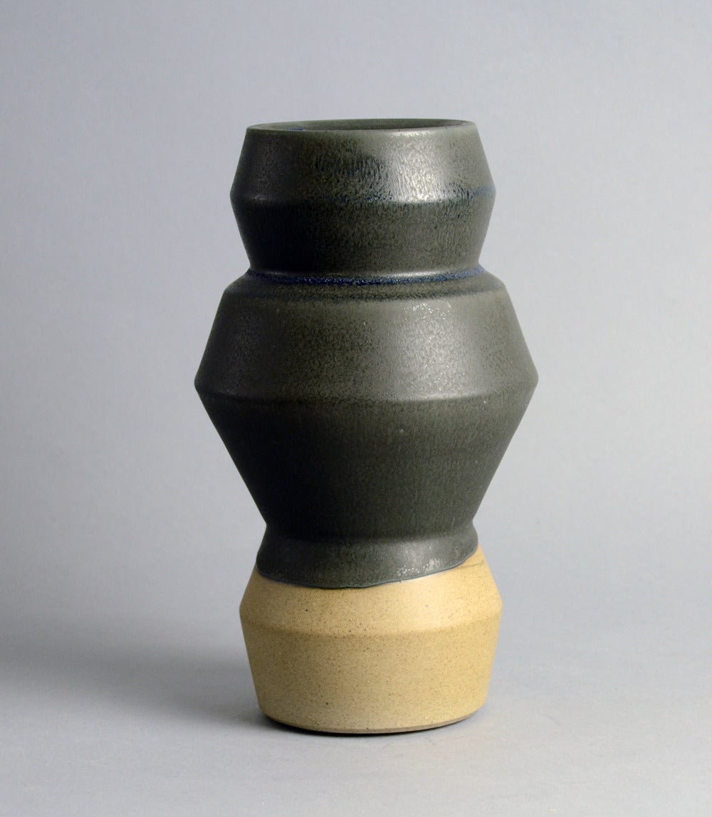 Late 20th Century Three Vases by Martin Schlotz, Studio, Germany For Sale