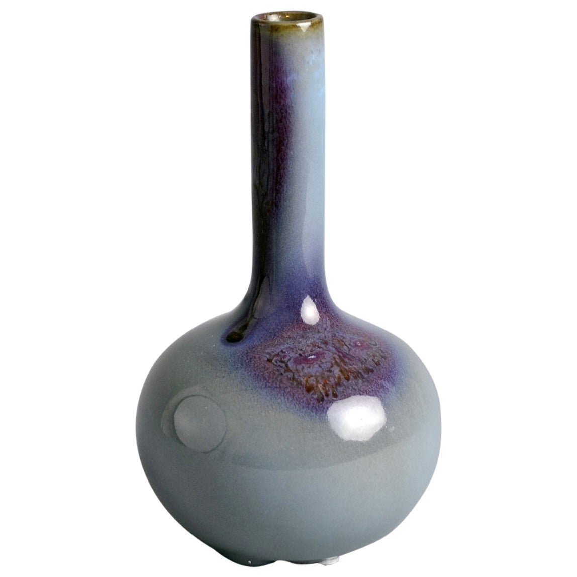Vase with Clair De Lune Glaze by Axel Salto for Royal Copenhagen For Sale