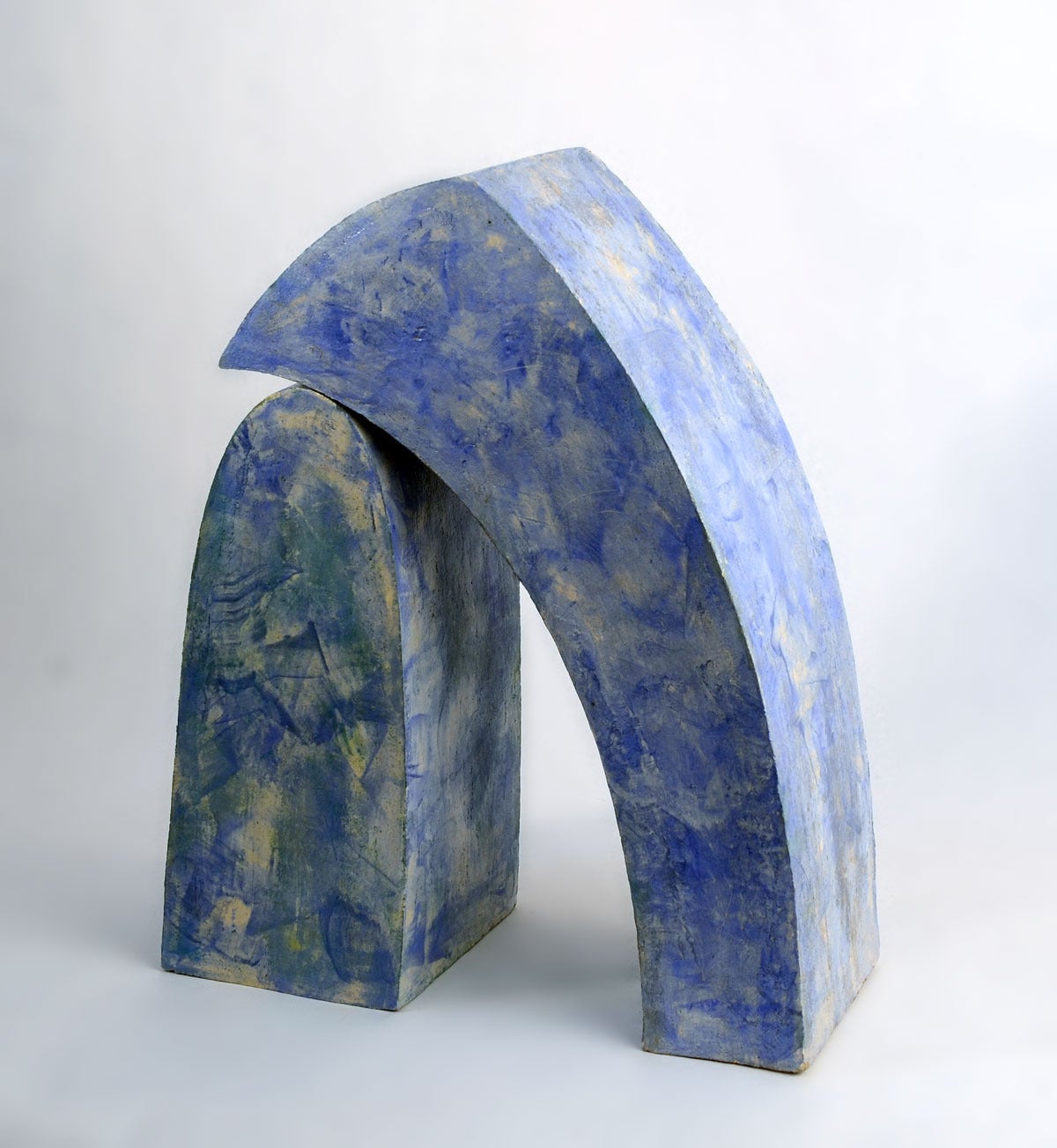 Glazed Two-piece sculpture by Gordon Baldwin