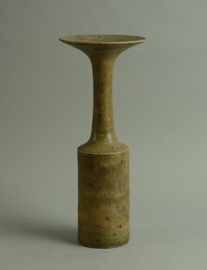 Glazed Stoneware Vase by Lucie Rie For Sale