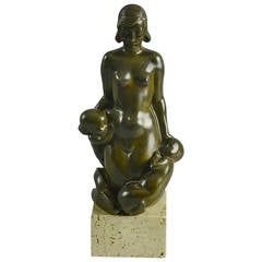 Arno Malinowski for Just Anderson Stone Mermaid Figure