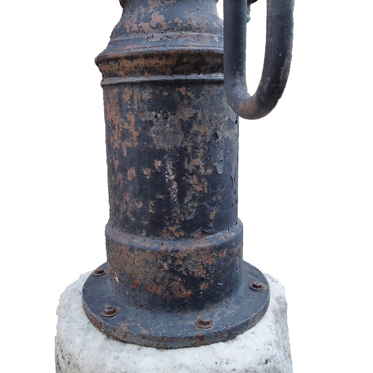 Rustic Cast Iron Village Water Pump from France, 19th Century For Sale