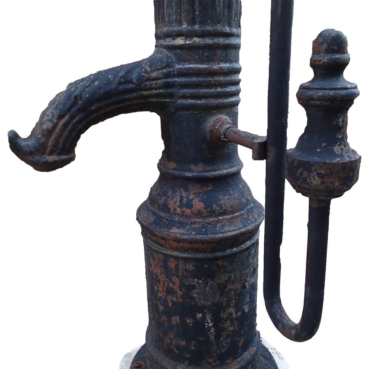 French Cast Iron Village Water Pump from France, 19th Century For Sale