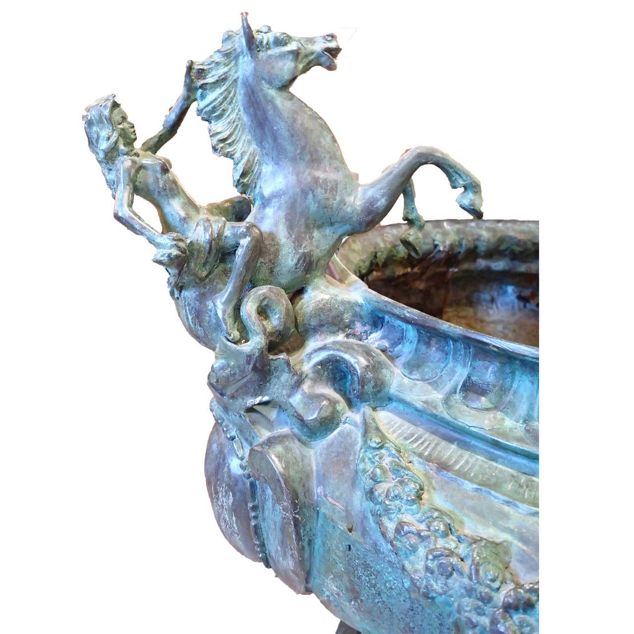 19th Century Bronze Medici Vase in the Style of Louis XVI