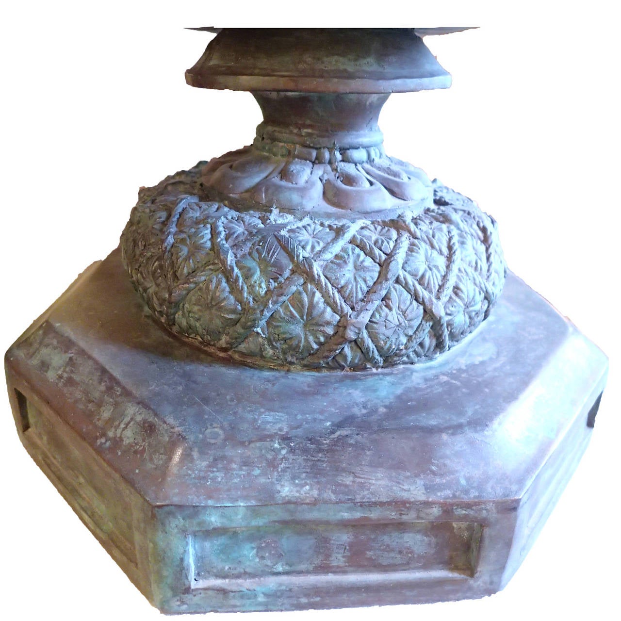 Cast 19th Century Bronze Medici Vase in the Style of Louis XVI For Sale
