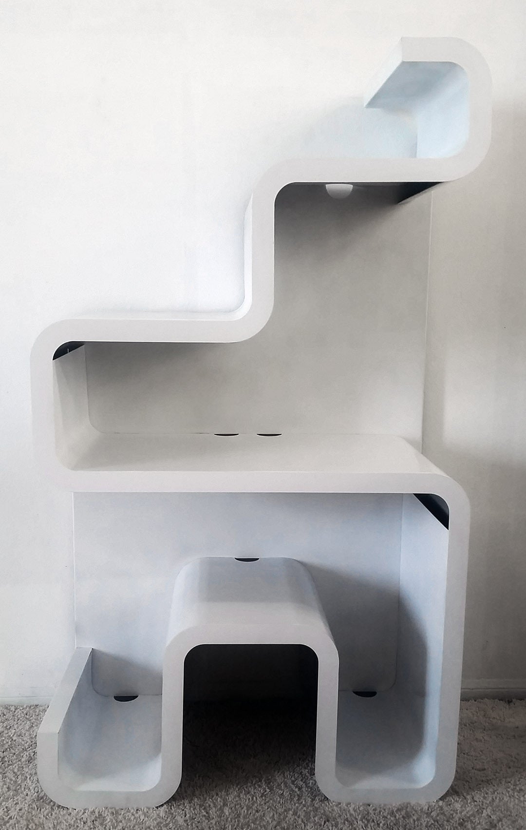 Mid-Century Modern Lacquered Metal Étagère