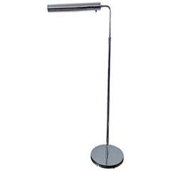 Chrome Floor Lamp in the Manner of Casella