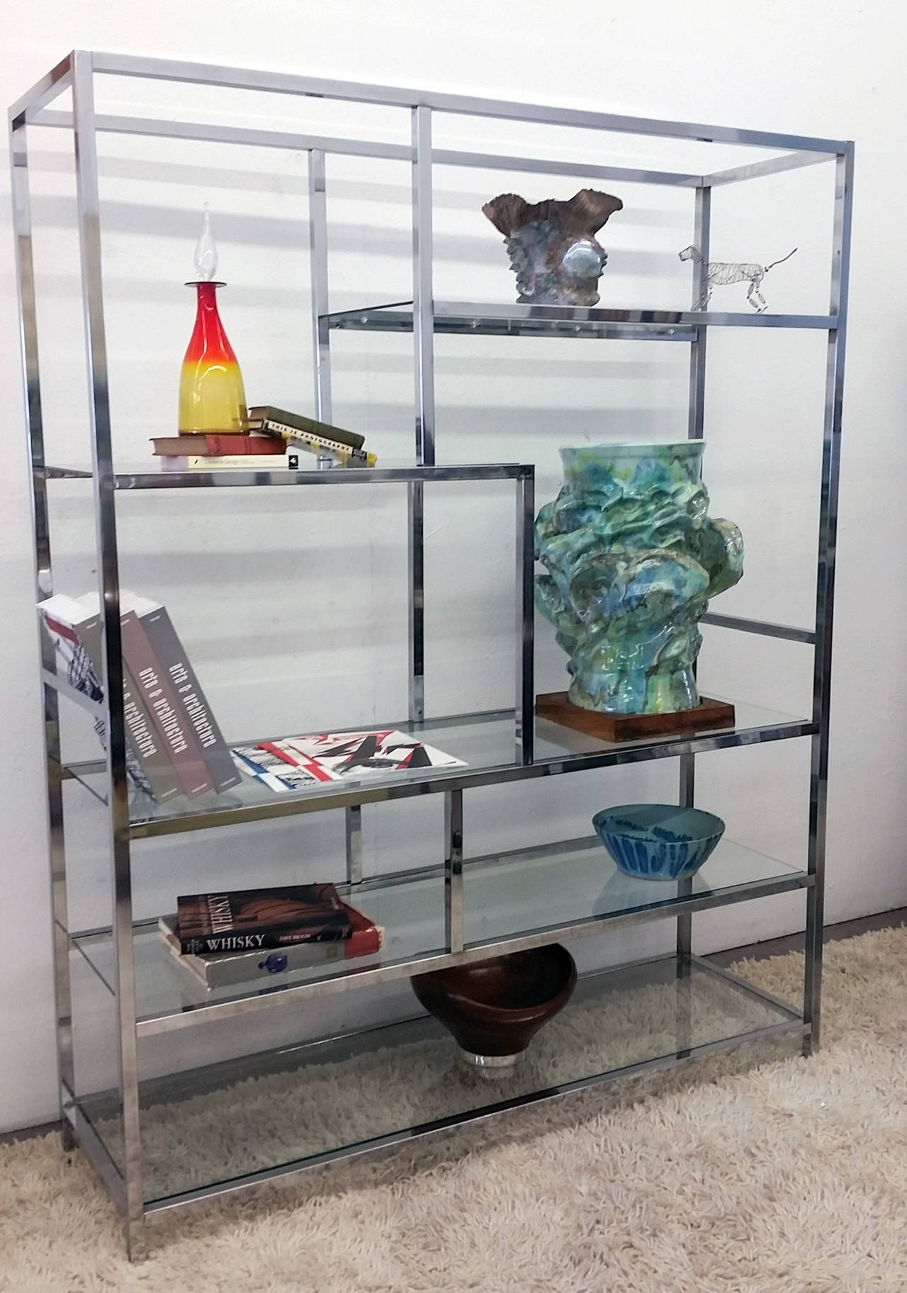 mid century etagere