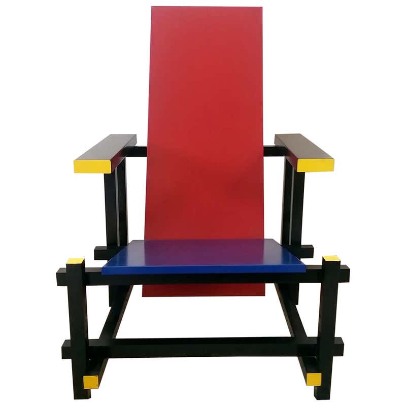 La Chaise Rouge Et Bleu  4 en vente sur 1stDibs