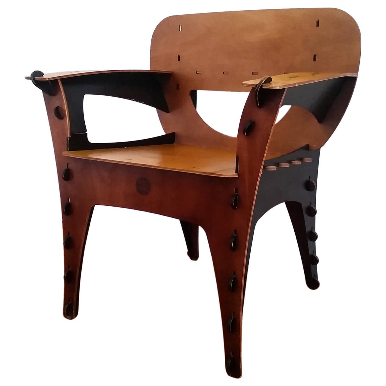 David Kawecki Modern Puzzle Chair For Sale at 1stdibs