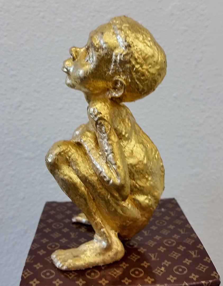 cast of gold statue