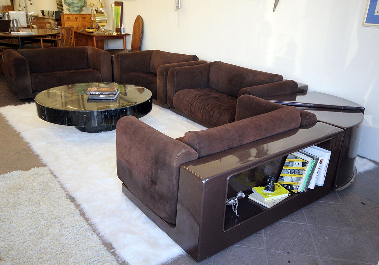 Cini Boeri Six-Piece Gradual Sectional Sofa System for Gavina Knoll In Good Condition In Culver City, CA