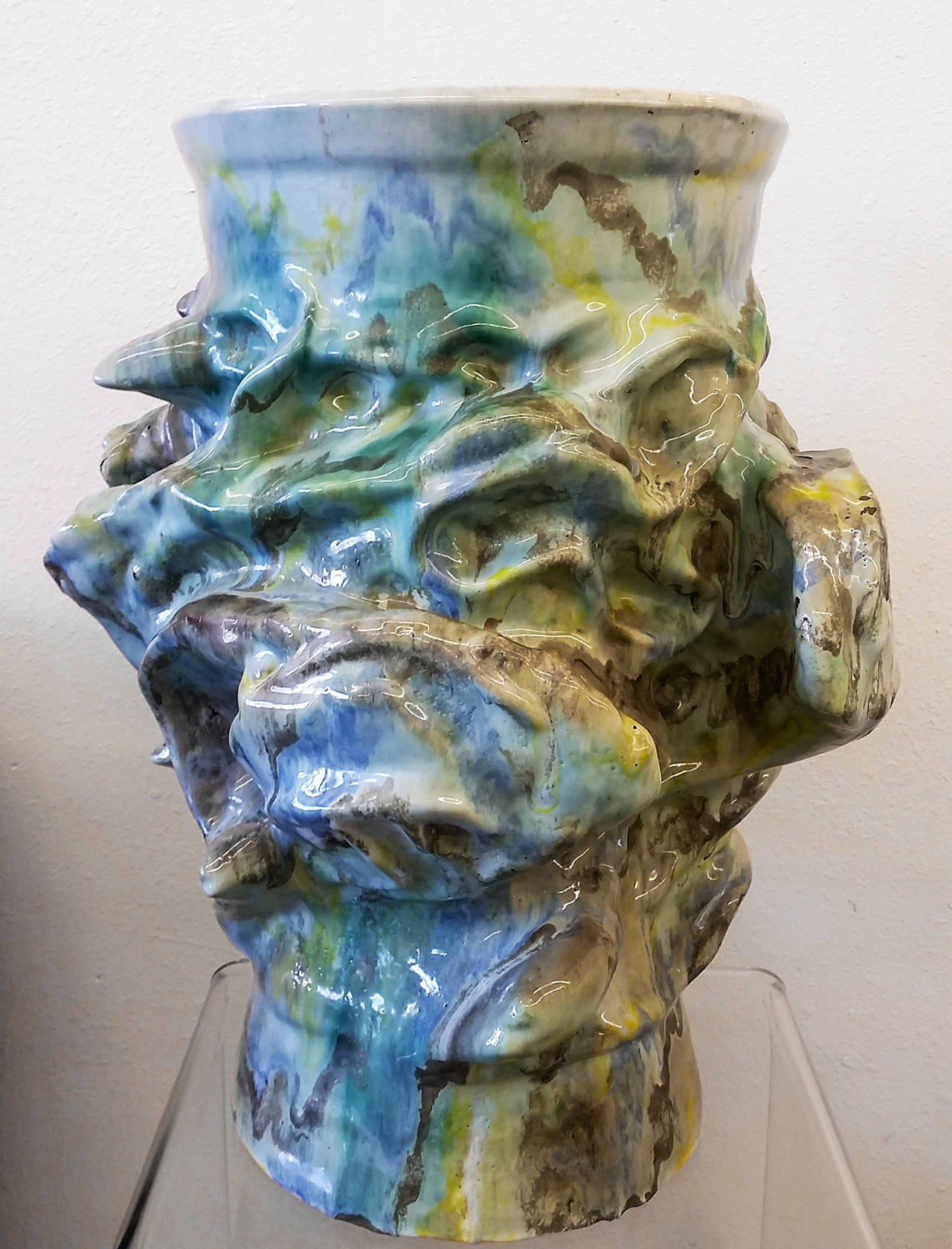 Vasija monumental Smithsonian Artist Early Elena Karina (Canavier) Estadounidense en venta