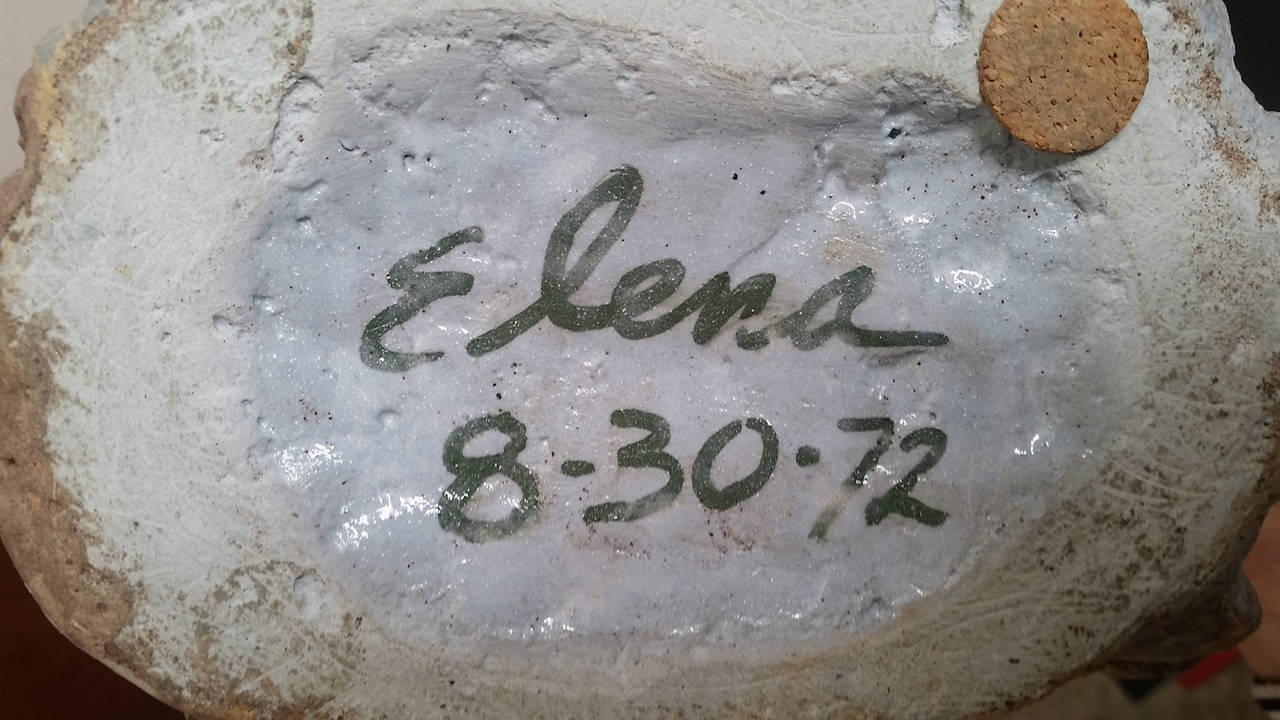Late 20th Century Elena Karina Porcelain Vessel