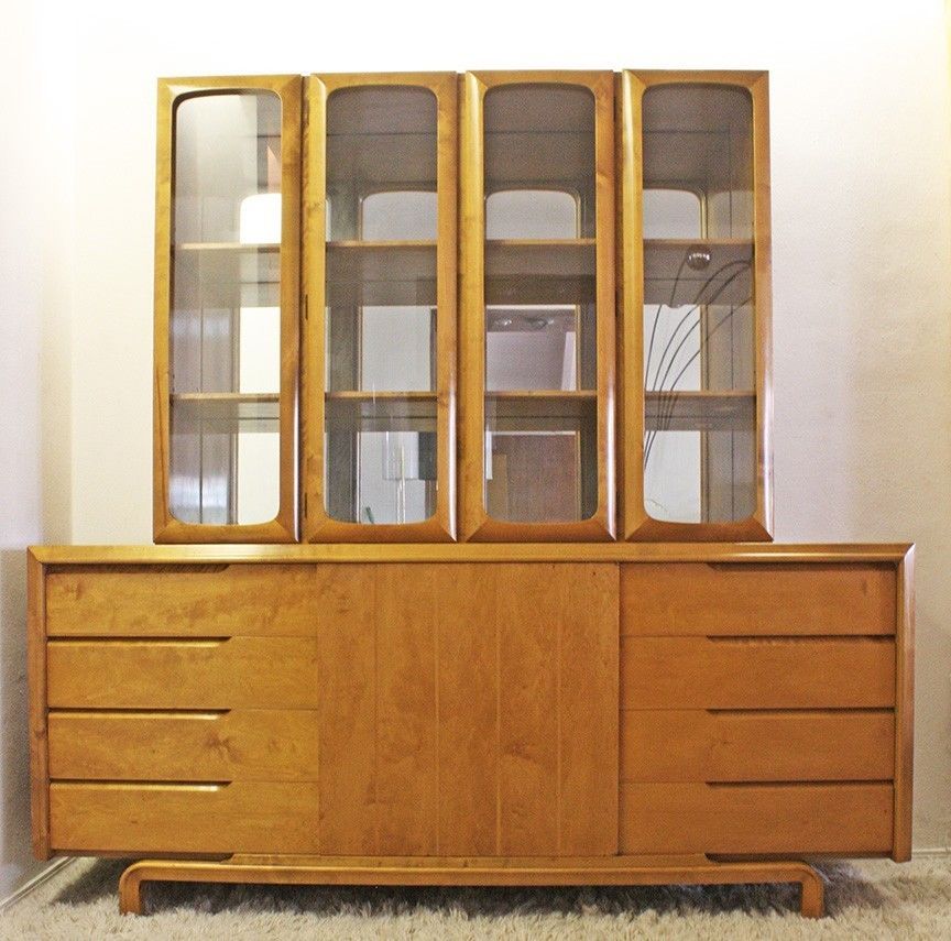 Swedish Edmond Spence Sideboard and Hutch