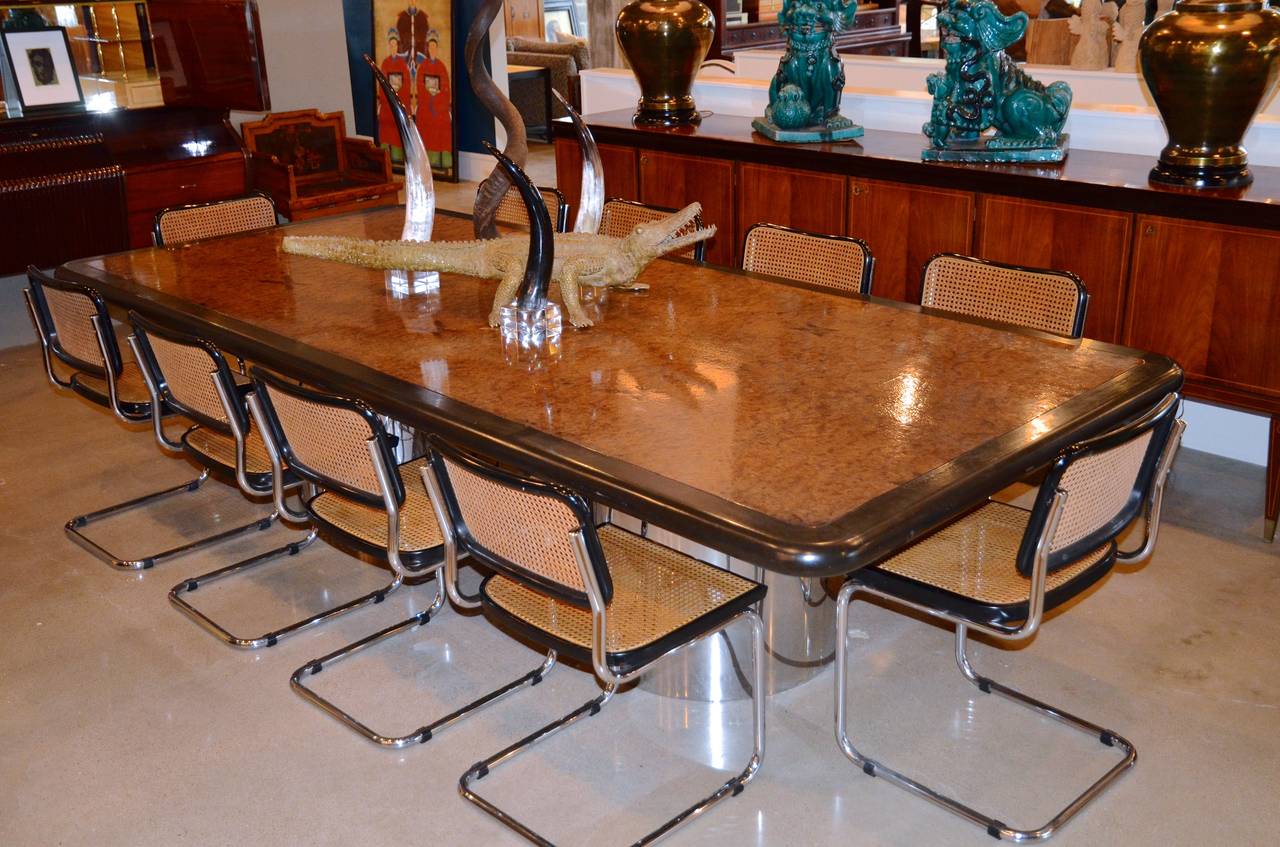 20th Century Iconic Marcel Breuer Cesca Chairs in Black