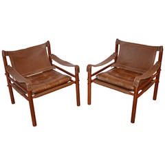 Pair of Safari Chairs Arne Norell Scirocco