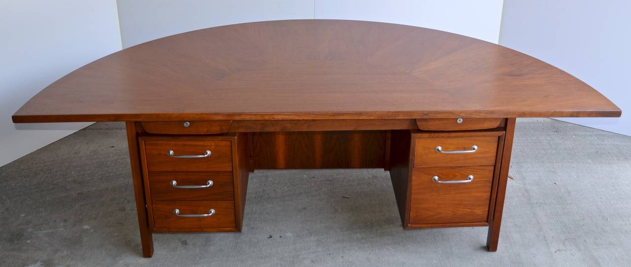 half circle executive desk