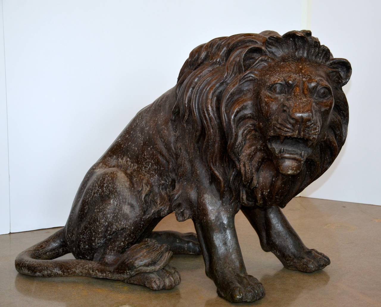 bronze lion statue for sale