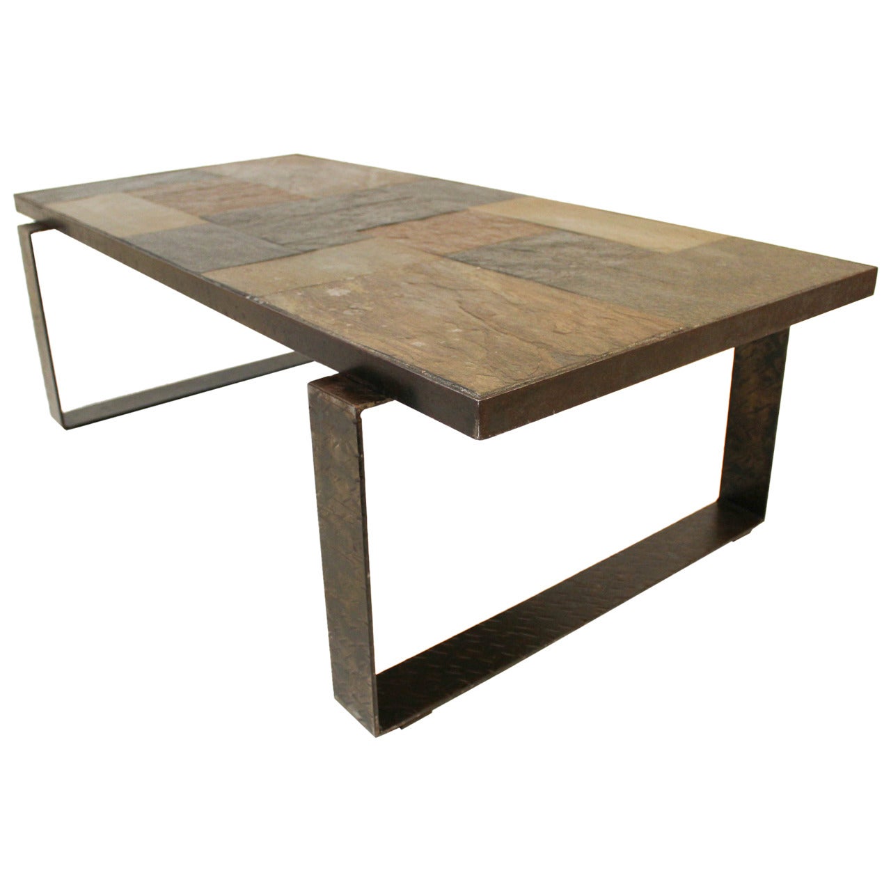 Vintage Brutalist Coffee Table Paul Kingma 1960s