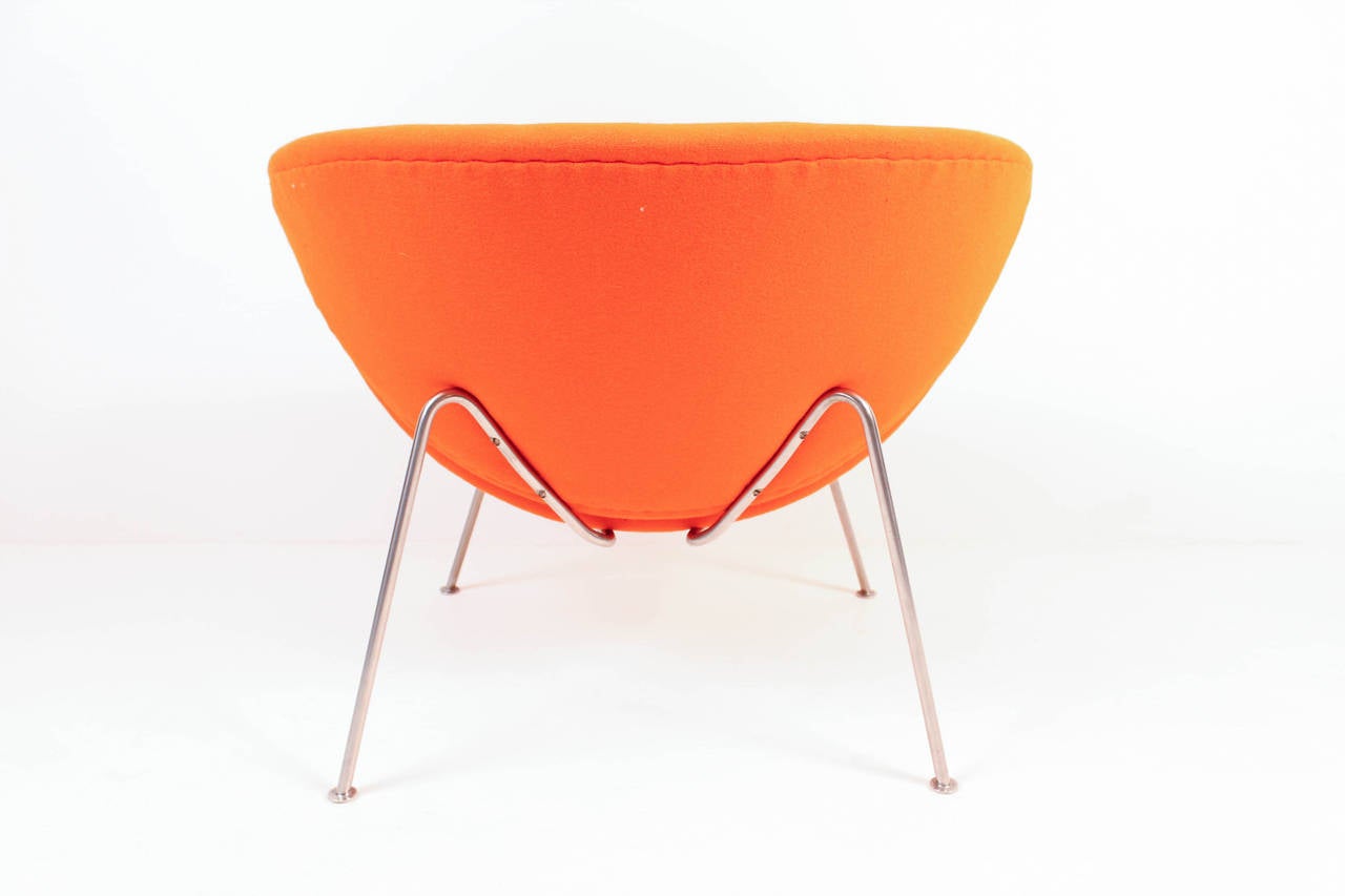 Chaise Vintage F437 Orange Slice de Pierre Paulin pour Artifort:: 1960 1