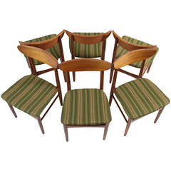 Set of Six Solid Teak Chairs by A/S Skovby Møbelfabrik, Denmark 12