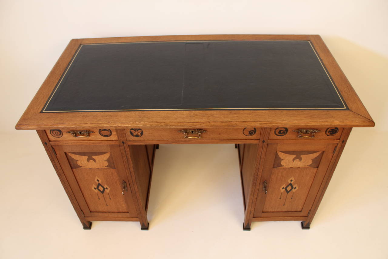 Important and Rare Ladies' Desk and Chair by Napoleon Le Grand 2