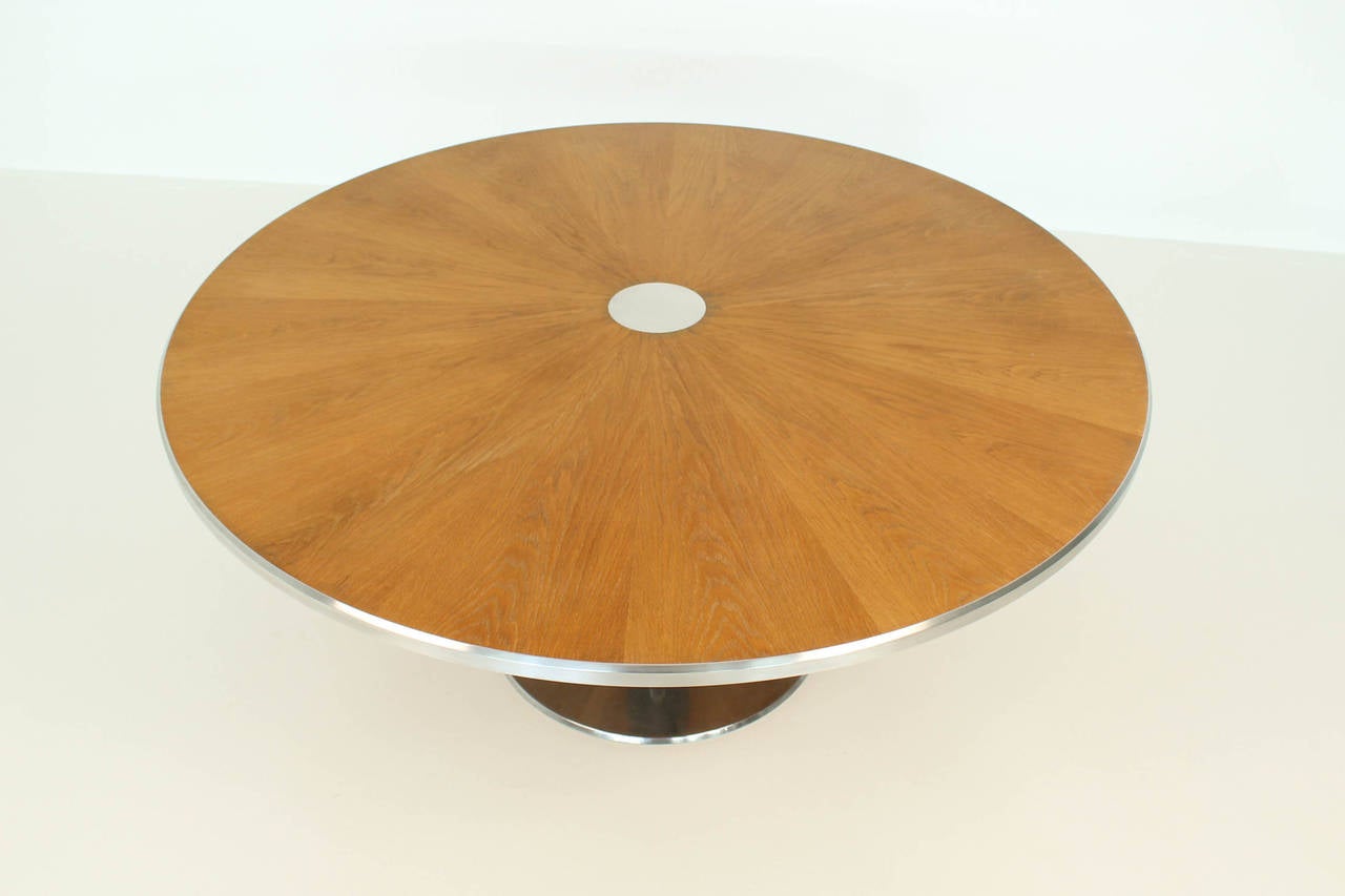 Mid-Century Modern Pedestal Dining Table by Poul Cadovius In Good Condition In Amsterdam, NL