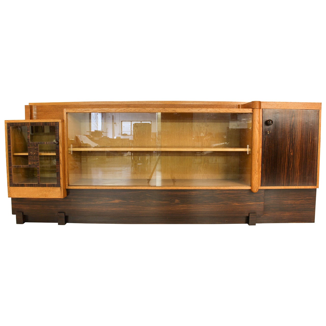 Rare Art Deco Haagse School Sideboard by 't Woonhuys Amsterdam