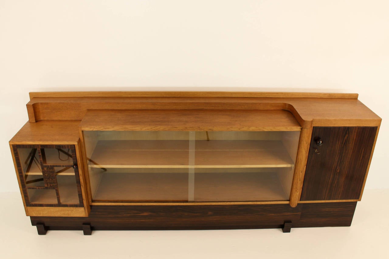 Rare Art Deco Haagse School Sideboard by 't Woonhuys Amsterdam 2